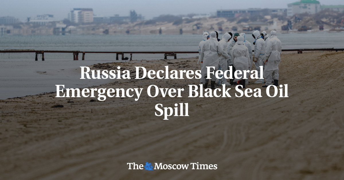 Black sea oil spill