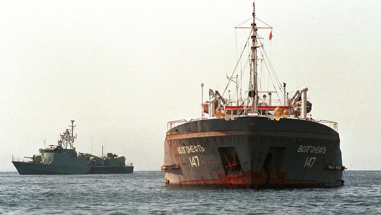 Black sea oil spill