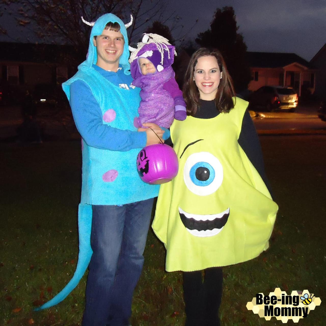 Monsters inc family costume