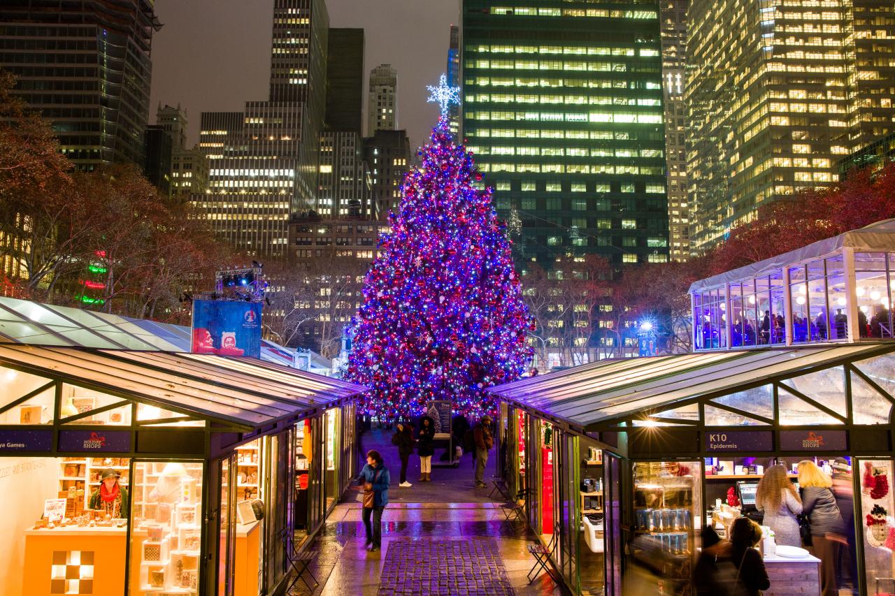 Bryant park winter village york holiday bank america christmas market ny timeout square vendor list guide season open shopping article
